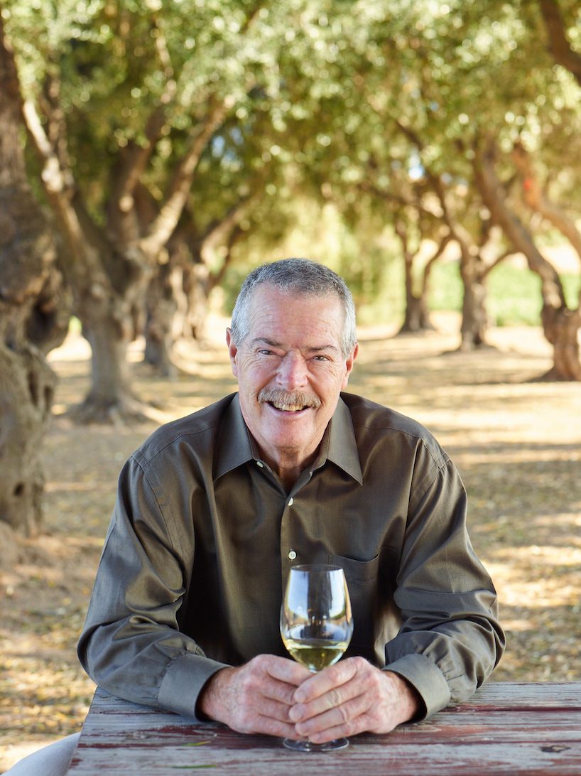 Phile Wente with wine glass